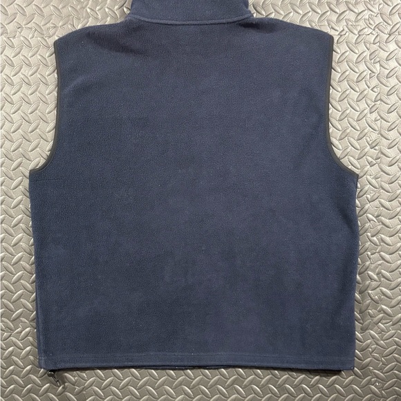 Old Navy Navy Blue Fleece Zip Vest XXL Full Zip Pockets - Picture 9 of 9